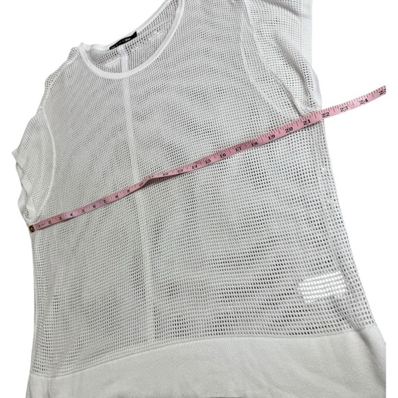 Rag & Bone Odette Short Sleeve Mesh Knit Top size L - Picture 7 of 9